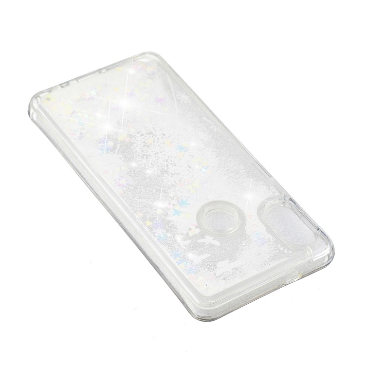 Pattern Printing Dynamic Quicksand TPU Back Shell for Xiaomi Redmi Note 5 Pro (Dual Camera) / Redmi Note 5 (China) - Dandelion-5