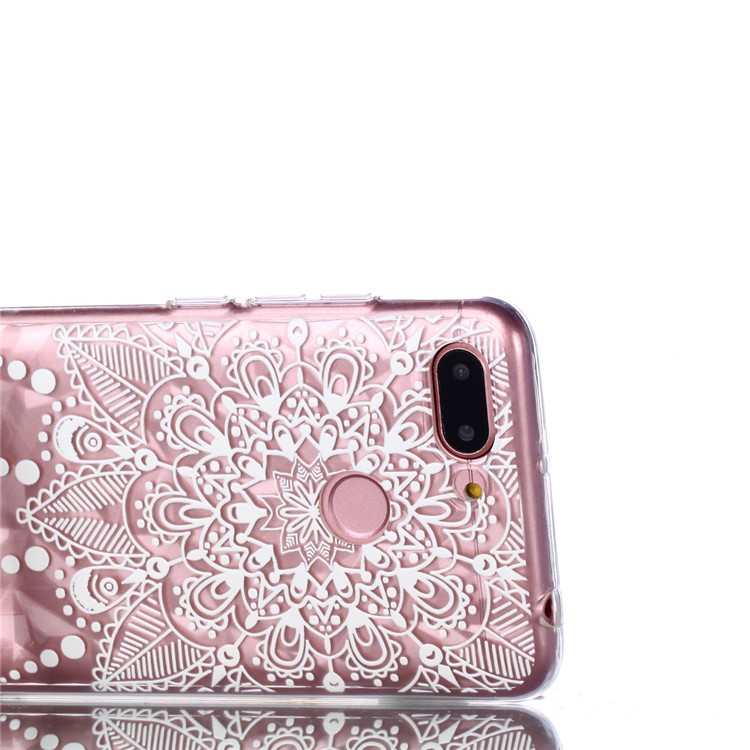 Embossed Pattern 3D Diamond Surface TPU Phone Shell for Xiaomi Redmi 6 (Dual Camera: 12MP+5MP) - Mandala-4