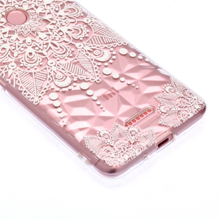 Embossed Pattern 3D Diamond Surface TPU Phone Shell for Xiaomi Redmi 6 (Dual Camera: 12MP+5MP) - Mandala-6
