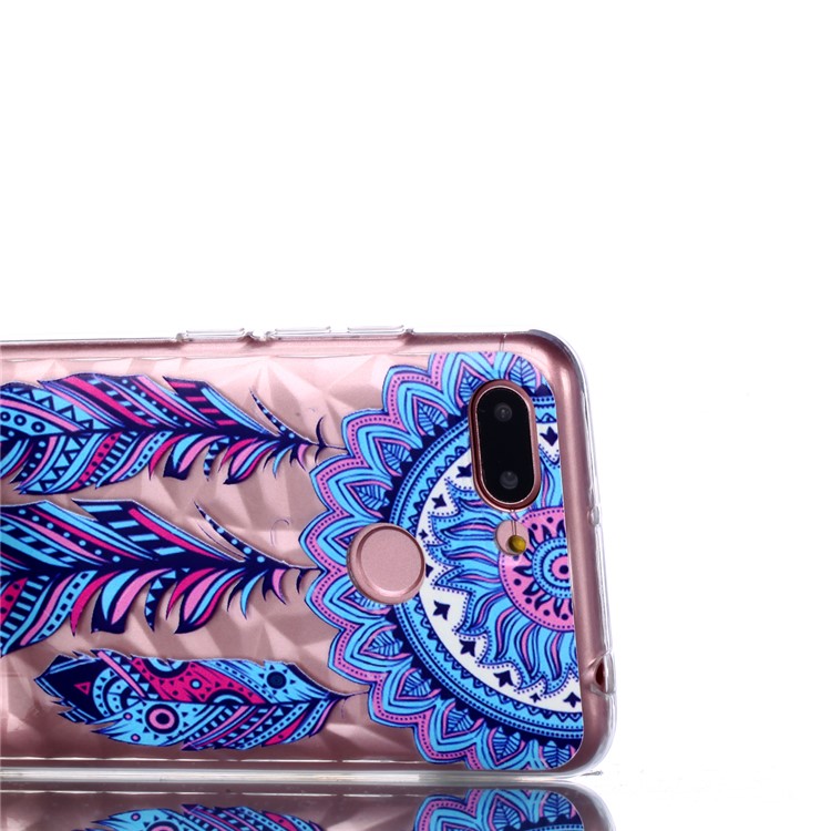 Embossed Pattern 3D Diamond Surface TPU Mobile Cover Case for Xiaomi Redmi 6 (Dual Camera: 12MP+5MP) - Dream Catcher-4