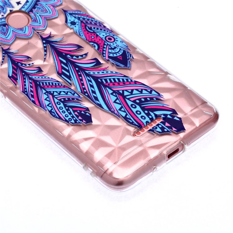 Embossed Pattern 3D Diamond Surface TPU Mobile Cover Case for Xiaomi Redmi 6 (Dual Camera: 12MP+5MP) - Dream Catcher-6