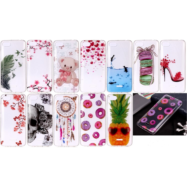 Pattern Printing IMD TPU Back Mobile Case for Xiaomi Redmi 6A (Single 12MP Rear Camera) - Dream Catcher-5