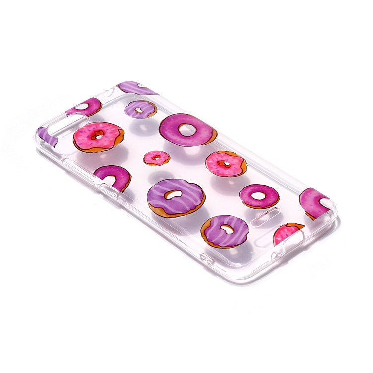 Pattern Printing IMD TPU Back Mobile Cover for Xiaomi Redmi 6A (Single 12MP Rear Camera) - Doughnut Pattern-2