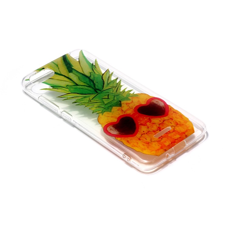 Pattern Printing IMD TPU Back Mobile Shell for Xiaomi Redmi 6A (Single 12MP Rear Camera) - Pineapple Pattern-2