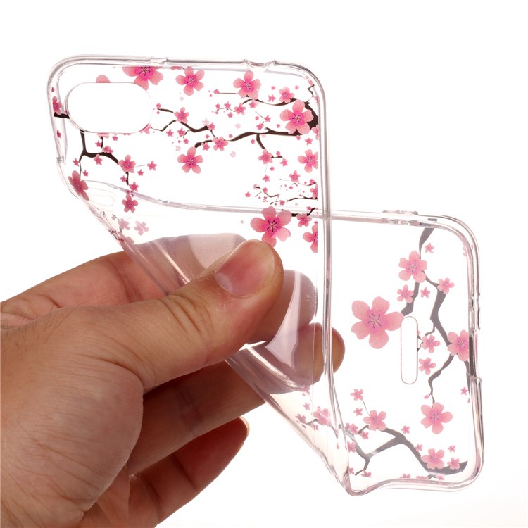 Pattern Printing IMD TPU Phone Cover for Xiaomi Redmi 6A (Single 12MP Rear Camera) - Plum Blossom-3