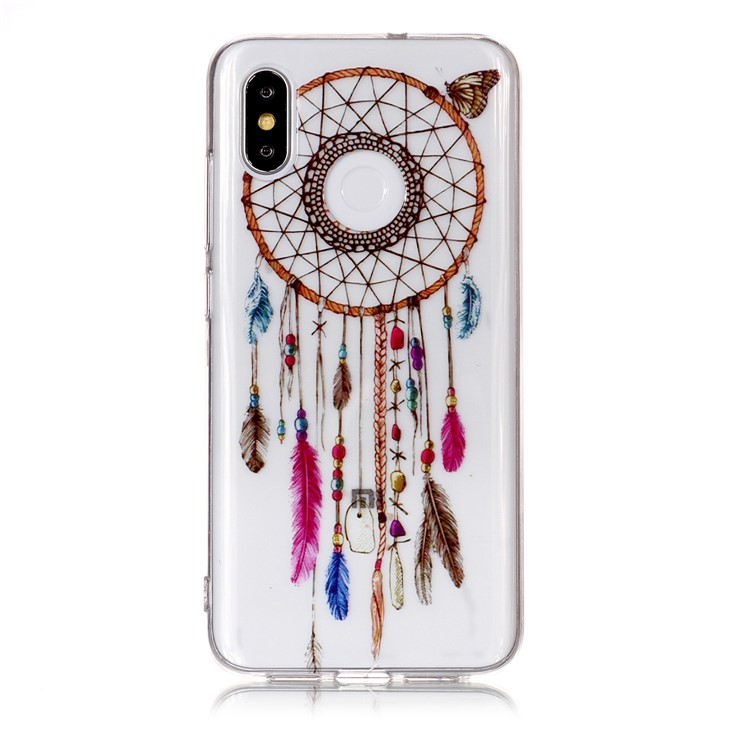 Pattern Printing IMD TPU Protection Back Cover for Xiaomi Mi 8 (6.21-inch) - Dream Catcher-1