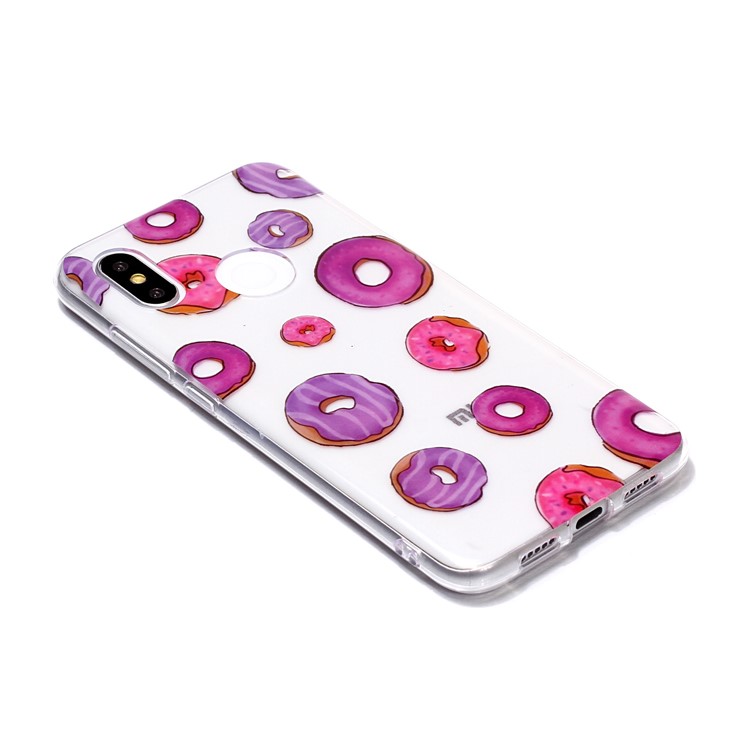 Pattern Printing IMD TPU Protection Back Shell for Xiaomi Mi 8 (6.21-inch) - Doughnut Pattern-2