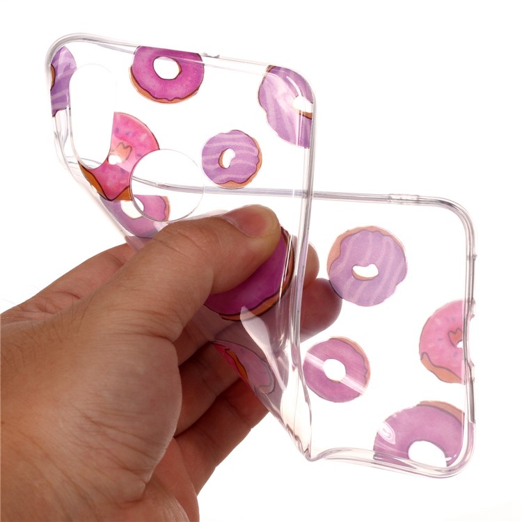 Pattern Printing IMD TPU Protection Back Shell for Xiaomi Mi 8 (6.21-inch) - Doughnut Pattern-3