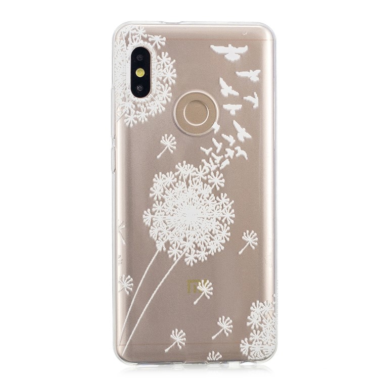 Embossment Patterned TPU Soft Mobile Phone Shell for Xiaomi Redmi Note 5 Pro (Dual Camera) / Redmi Note 5 (China) - Dandelion-2