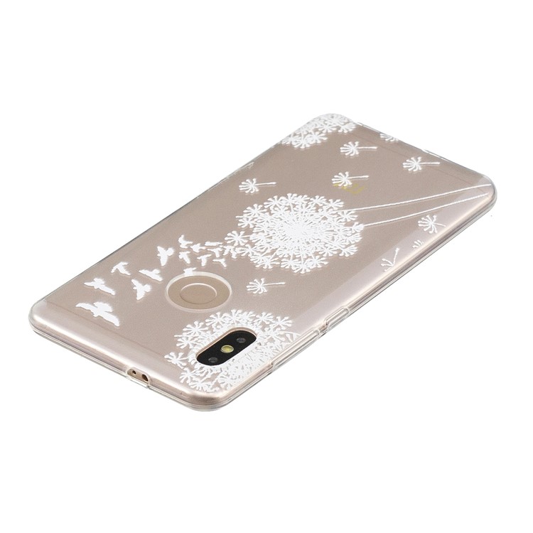 Embossment Patterned TPU Soft Mobile Phone Shell for Xiaomi Redmi Note 5 Pro (Dual Camera) / Redmi Note 5 (China) - Dandelion-4