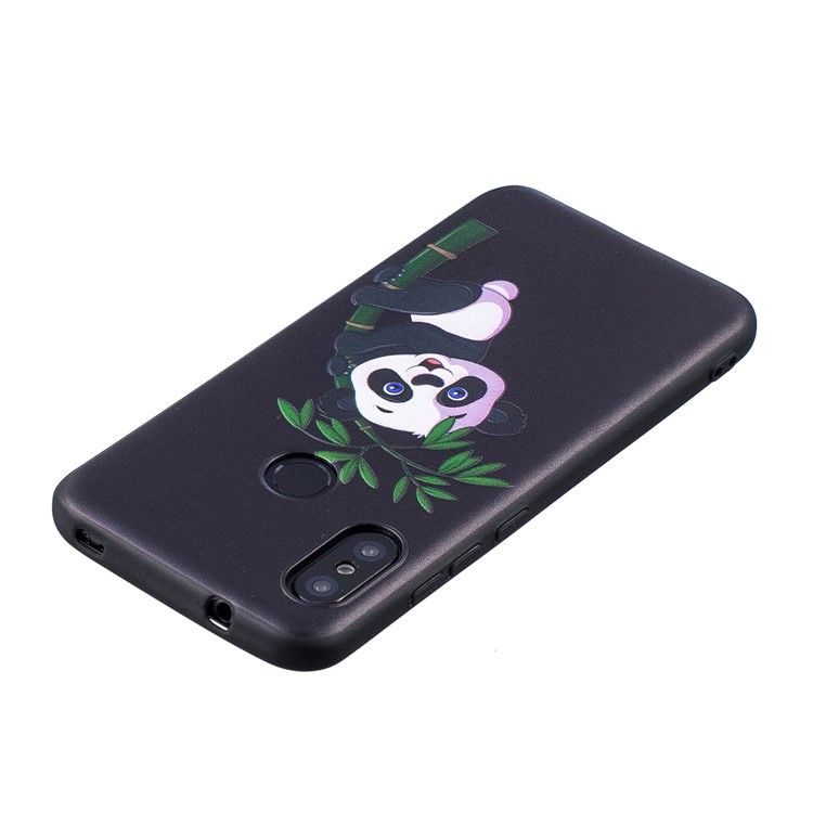 Pattern Printing Embossment Soft TPU Cell Phone Case for Xiaomi Mi A2 Lite / Redmi 6 Pro - Panda Pattern-4