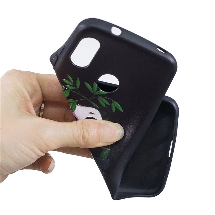 Pattern Printing Embossment Soft TPU Cell Phone Case for Xiaomi Mi A2 Lite / Redmi 6 Pro - Panda Pattern-5