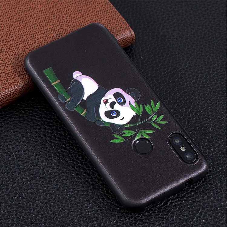 Pattern Printing Embossment Soft TPU Cell Phone Case for Xiaomi Mi A2 Lite / Redmi 6 Pro - Panda Pattern-7