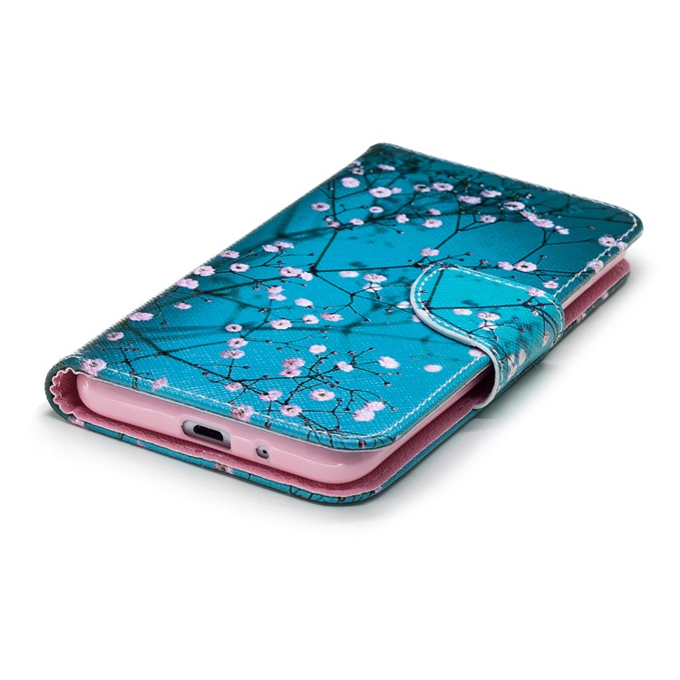 Pattern Printing Wallet Stand Leather Phone Cover for Xiaomi Redmi 6 - Wintersweet-7