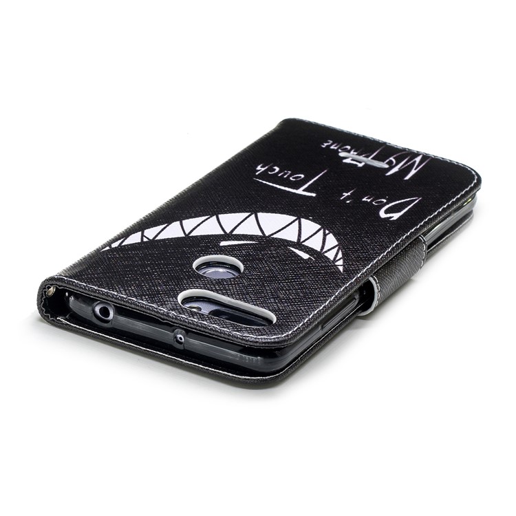 Pattern Printing Wallet Stand Leather Cell Phone Case for Xiaomi Redmi 6 - Angry Face-8
