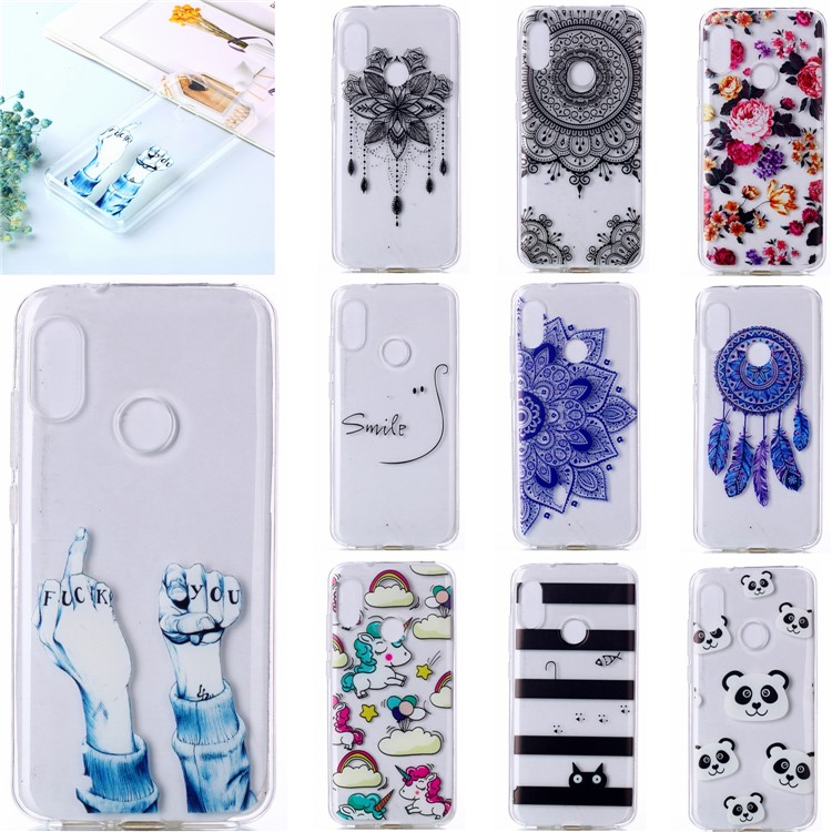 Pattern Printing TPU Case for Xiaomi Mi A2 Lite / Redmi 6 Pro - Mandala Flowers-6