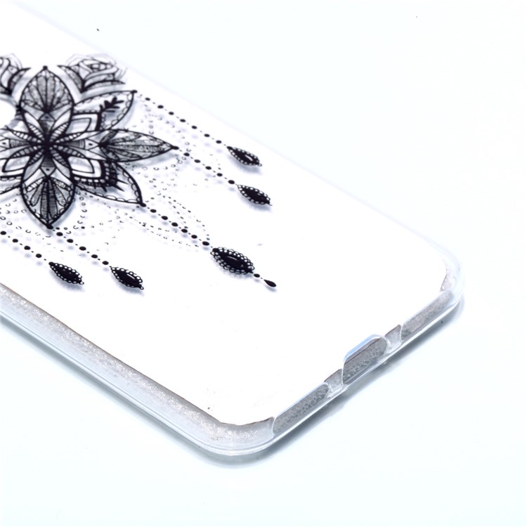 Pattern Printing TPU Cover Case for Xiaomi Mi A2 Lite / Redmi 6 Pro - Flower Pattern-3