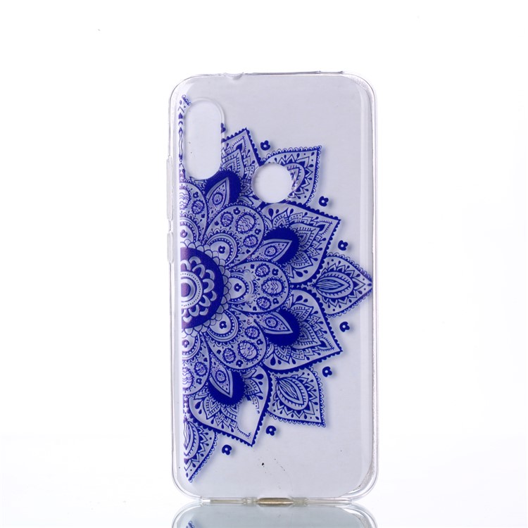 Pattern Printing TPU Protection Case for Xiaomi Mi A2 Lite / Redmi 6 Pro - Purple Flowers-1