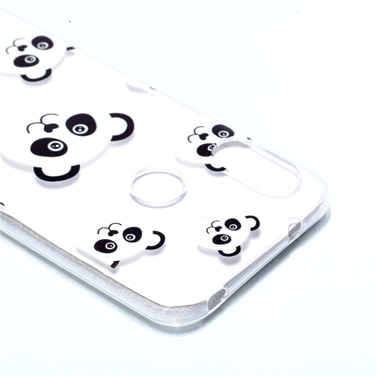 Pattern Printing TPU Flexible Case for Xiaomi Mi A2 Lite / Redmi 6 Pro - Panda Pattern-3