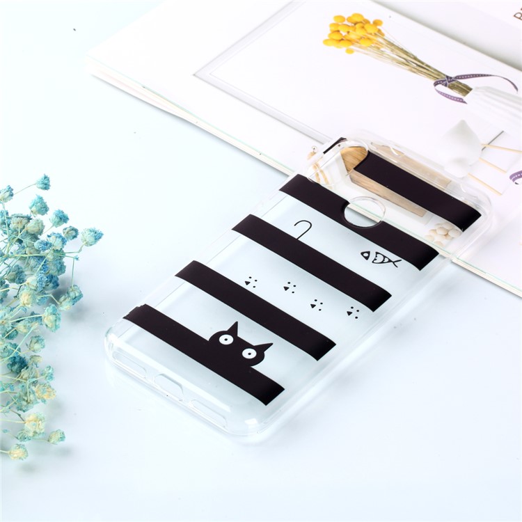 Pattern Printing TPU Cover Shell Case for Xiaomi Mi A2 Lite / Redmi 6 Pro - Stripes Pattern-5