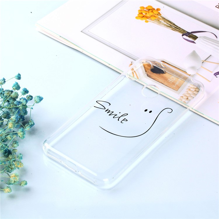 Pattern Printing TPU Case Phone Cover for Xiaomi Mi A2 Lite / Redmi 6 Pro - SMILE Pattern-5