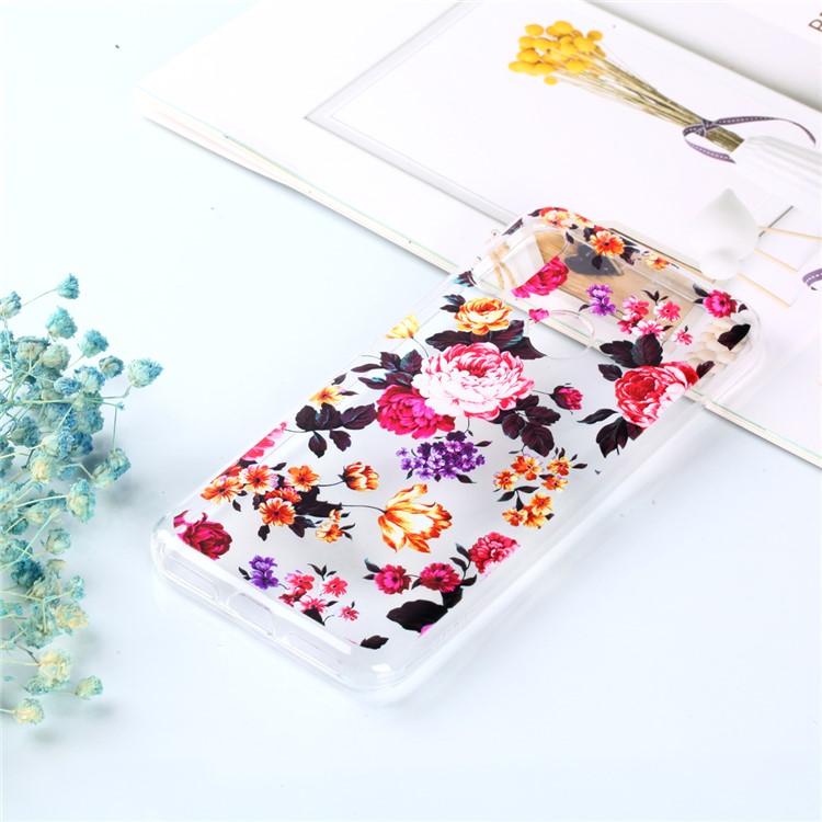Pattern Printing TPU Mobile Phone Case for Xiaomi Mi A2 Lite / Redmi 6 Pro - Vivid Flowers-5