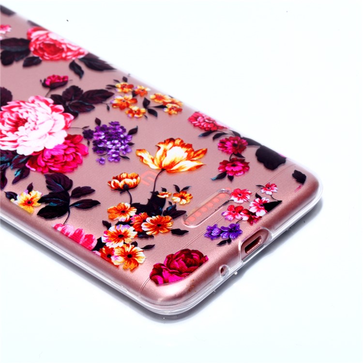 Pattern Printing TPU Case for Xiaomi Redmi 6A (Single 12MP Rear Camera) - Vivid Flowers-2