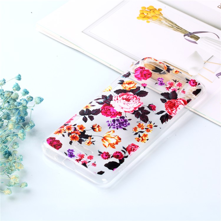 Pattern Printing TPU Case for Xiaomi Redmi 6A (Single 12MP Rear Camera) - Vivid Flowers-5