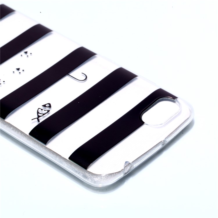 Pattern Printing TPU Case Phone Cover for Xiaomi Redmi 6A (Single 12MP Rear Camera) - Stripes Pattern-3