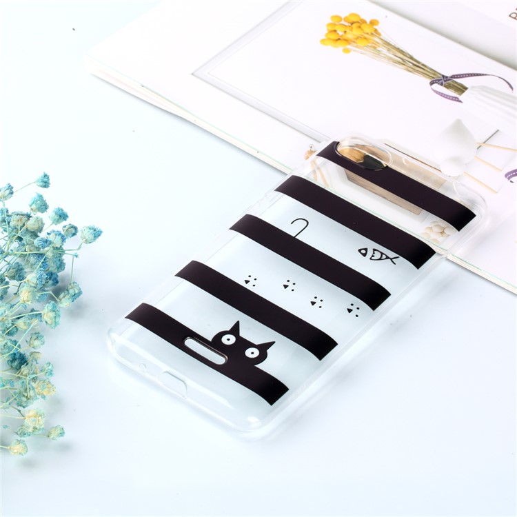 Pattern Printing TPU Case Phone Cover for Xiaomi Redmi 6A (Single 12MP Rear Camera) - Stripes Pattern-5