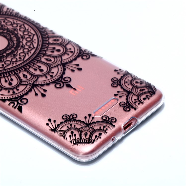 Pattern Printing TPU Shell Cover Case for Xiaomi Redmi 6A (Single 12MP Rear Camera) - Mandala Flowers-2