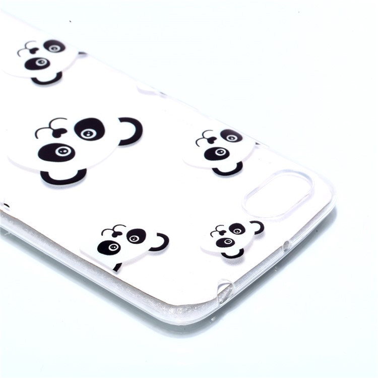 Pattern Printing TPU Cell Phone Case for Xiaomi Redmi 6A (Single 12MP Rear Camera) - Panda Pattern-3