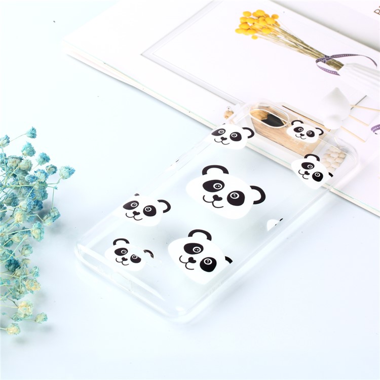 Pattern Printing TPU Cell Phone Case for Xiaomi Redmi 6A (Single 12MP Rear Camera) - Panda Pattern-5