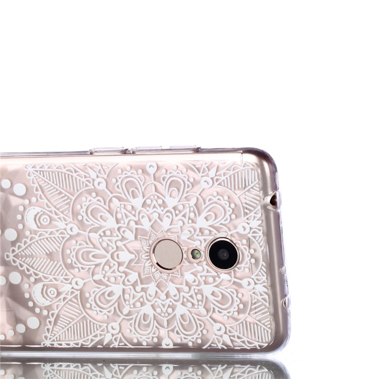 Embossed Pattern 3D Diamond Texture TPU Back Case for Xiaomi Redmi 5 - Mandala-5