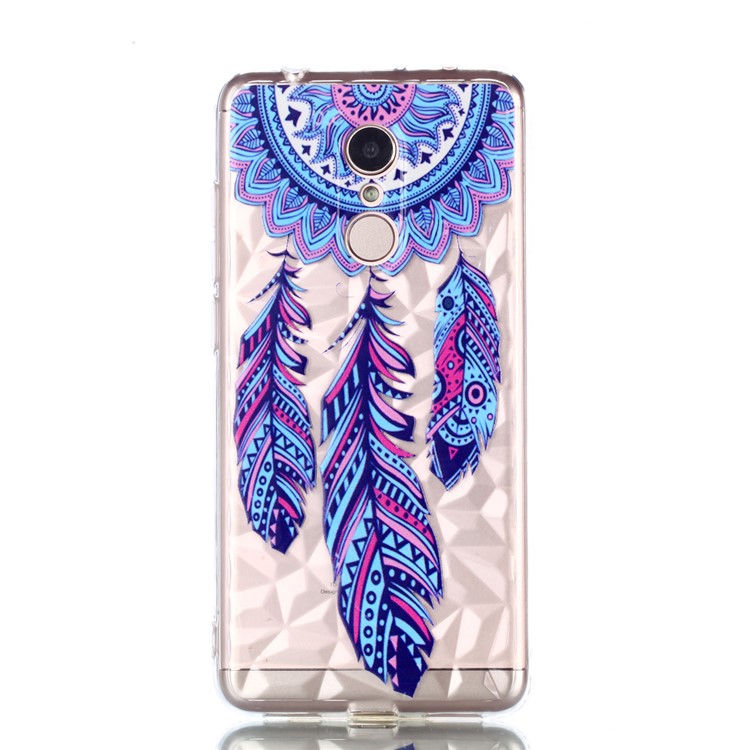 Embossed Pattern 3D Diamond Texture TPU Back Cover for Xiaomi Redmi 5 - Dream Catcher-2