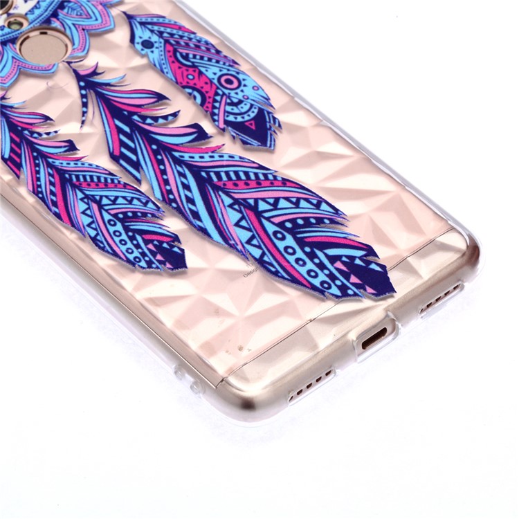 Embossed Pattern 3D Diamond Texture TPU Back Cover for Xiaomi Redmi 5 - Dream Catcher-4