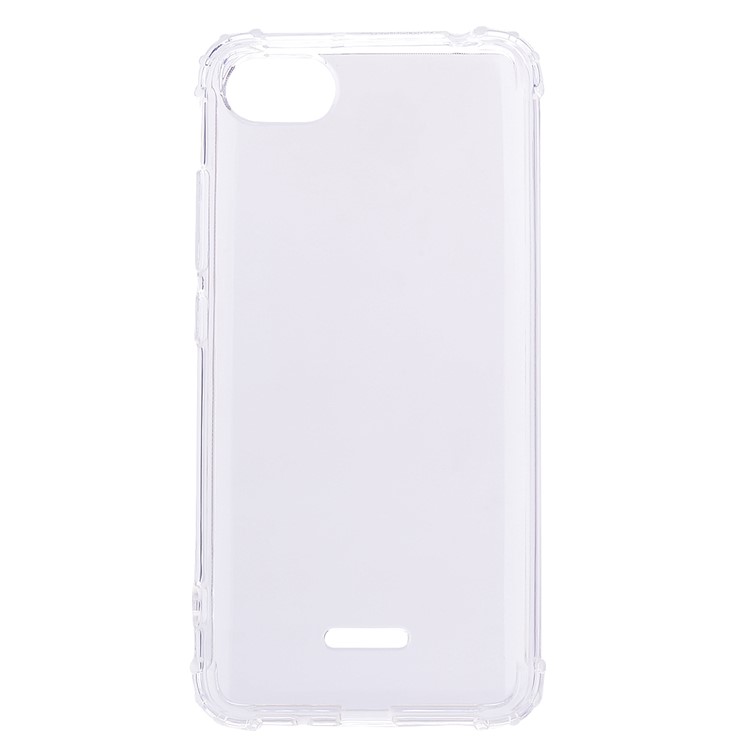 Shockproof TPU Back Shell for Xiaomi Redmi 6A (Single 12MP Rear Camera) - Transparent-1