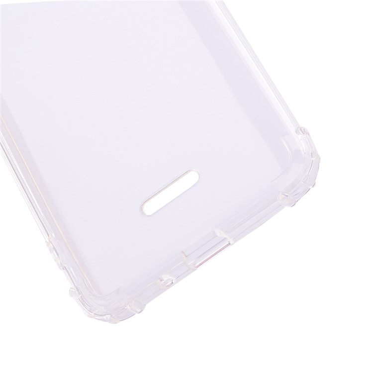 Shockproof TPU Back Shell for Xiaomi Redmi 6A (Single 12MP Rear Camera) - Transparent-4