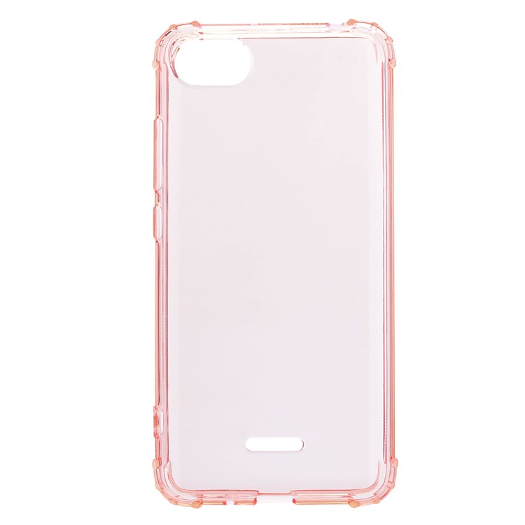 Shockproof TPU Soft Phone Shell for Xiaomi Redmi 6A (Single 12MP Rear Camera) - Pink-1
