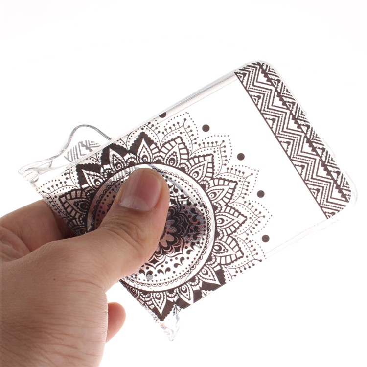 Pattern Printing IMD TPU Back Cover for Xiaomi Redmi S2 / Redmi Y2 - Black Mandala-6