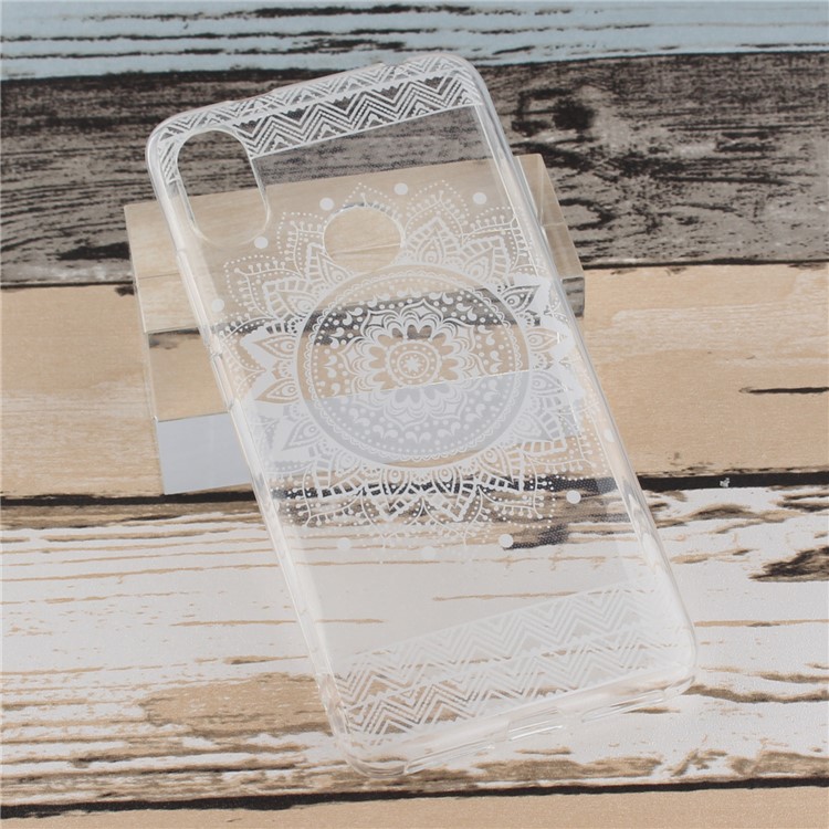 Pattern Printing IMD TPU Back Shell for Xiaomi Redmi S2 / Redmi Y2 - White Mandala-7