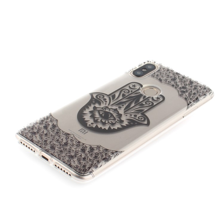 Pattern Printing IMD Soft TPU Back Case for Xiaomi Redmi S2 / Redmi Y2 - Hamsa Hand of Fatima-3