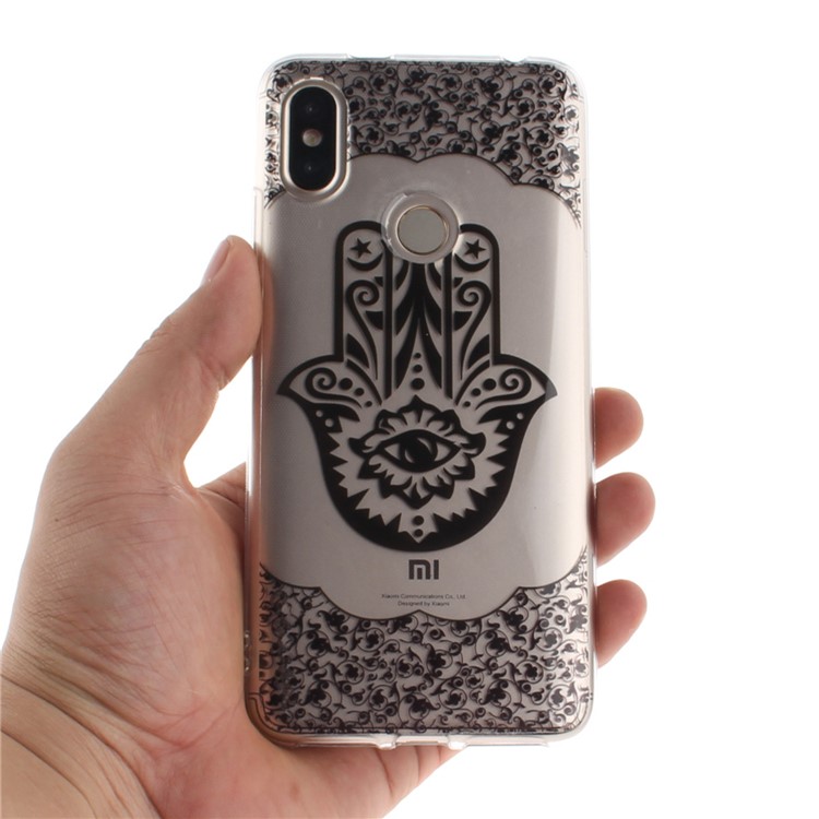 Pattern Printing IMD Soft TPU Back Case for Xiaomi Redmi S2 / Redmi Y2 - Hamsa Hand of Fatima-5