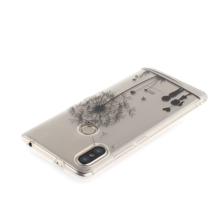 Pattern Printing IMD TPU Protective Case for Xiaomi Redmi S2 / Redmi Y2 - Dandelion and Lover-4