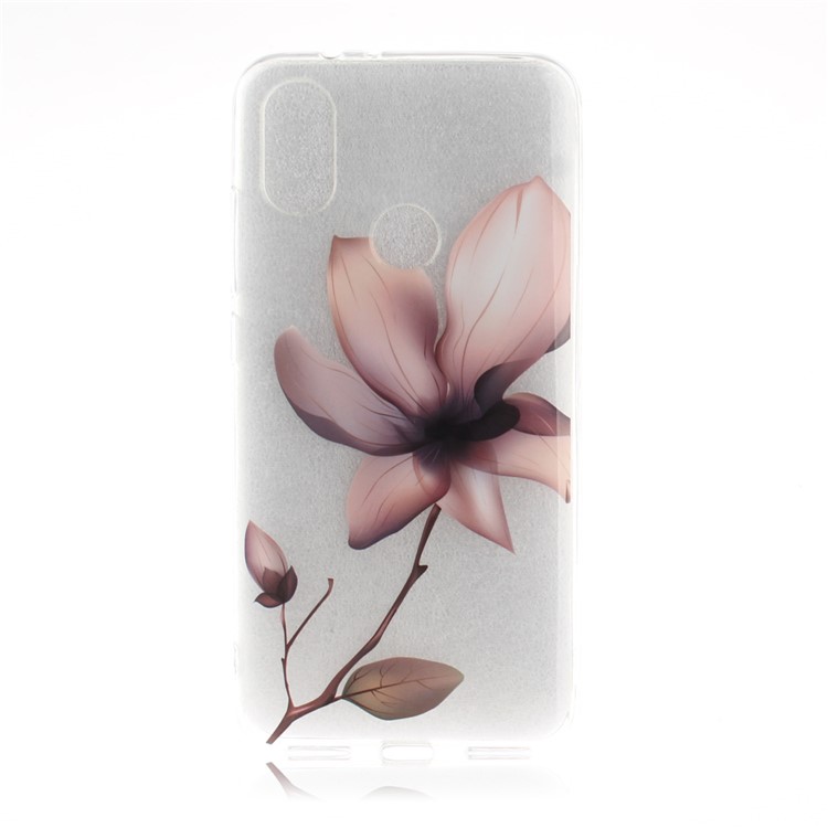 Pattern Printing IMD TPU Case for Xiaomi Mi A2 / Mi 6X - Elegant Flower-2
