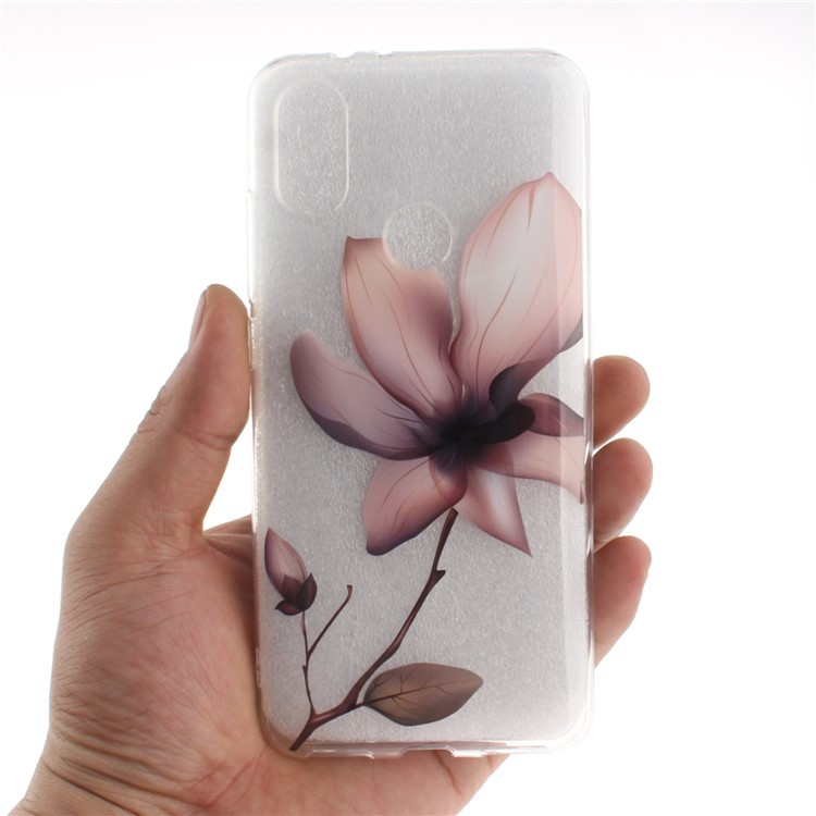 Pattern Printing IMD TPU Case for Xiaomi Mi A2 / Mi 6X - Elegant Flower-5