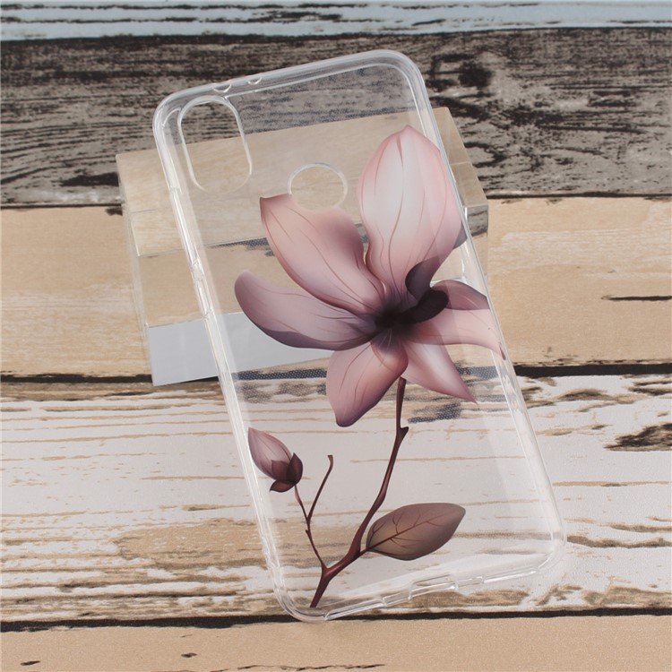 Pattern Printing IMD TPU Case for Xiaomi Mi A2 / Mi 6X - Elegant Flower-7