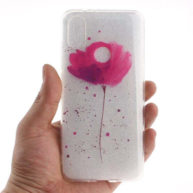 Pattern Printing IMD TPU Cell Phone Case for Xiaomi Mi A2 / Mi 6X - Vivid Flower-5