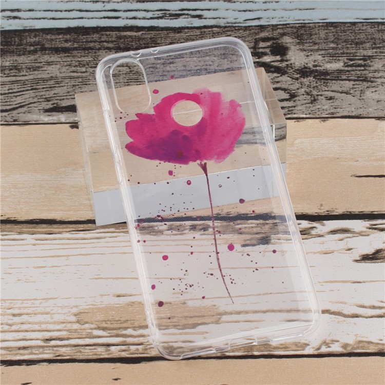 Pattern Printing IMD TPU Cell Phone Case for Xiaomi Mi A2 / Mi 6X - Vivid Flower-7