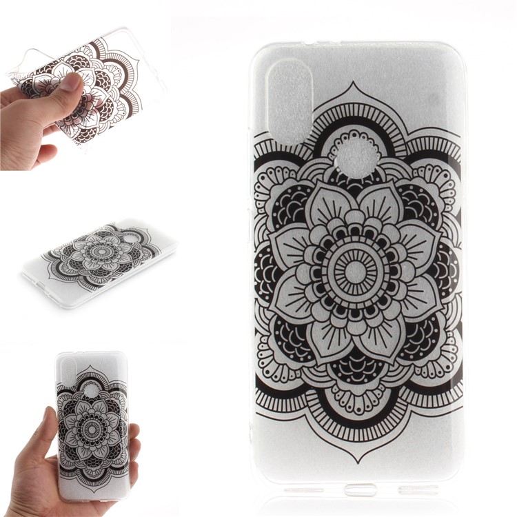 Pattern Printing IMD TPU Protective Case for Xiaomi Mi A2 / Mi 6X - Beautiful Flower-1